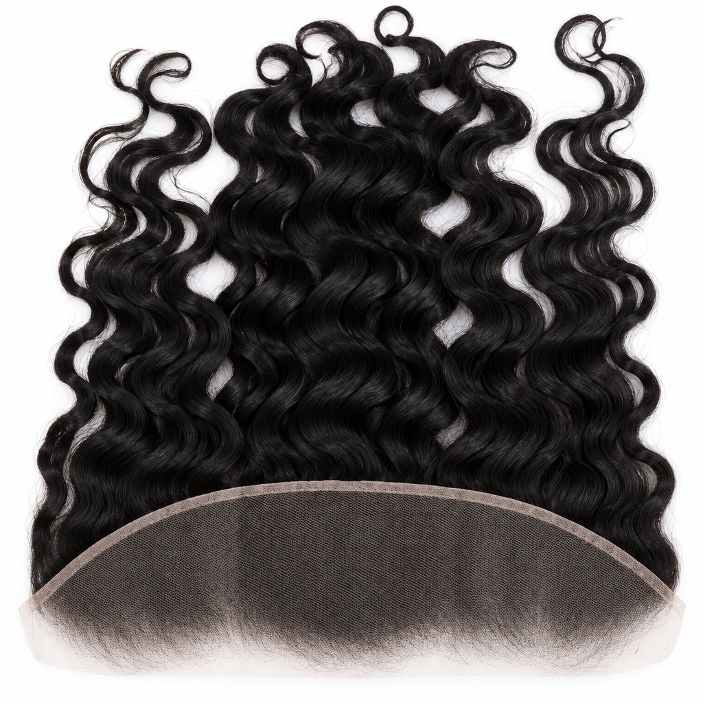 13x6 HD Lace Cambodian Natural Curly Raw Frontal | Bellmazi Luxe