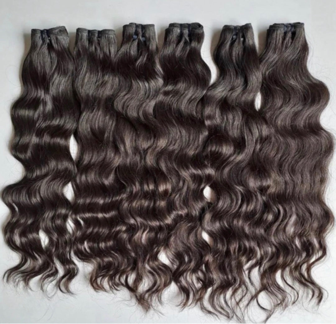 LUXE RAW ⵊɴᴅᴏɴᴇsɪᴀɴ Nᴀᴛᴜʀᴀʟ Wave Hᴀɪʀ Bᴜɴᴅʟᴇs
