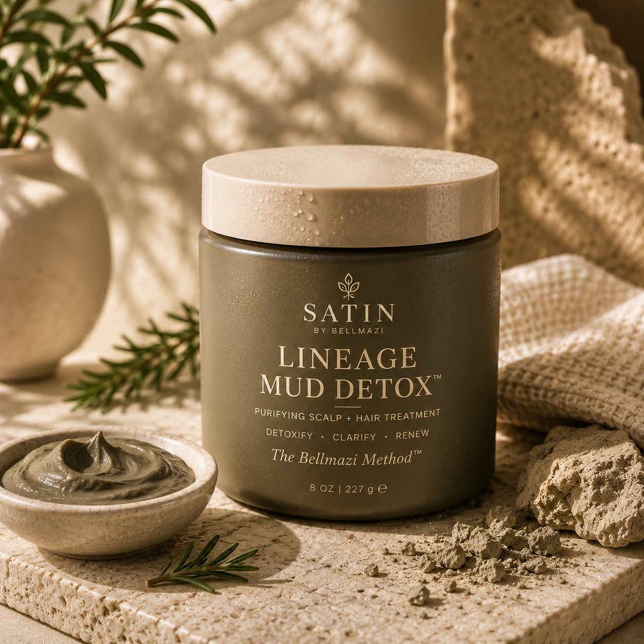 LINEAGE MUD DETOX™ | Pᴜʀɪꜰʏɪɴɢ Sᴄᴀʟᴘ + Hᴀɪʀ Tʀᴇᴀᴛᴍᴇɴᴛ