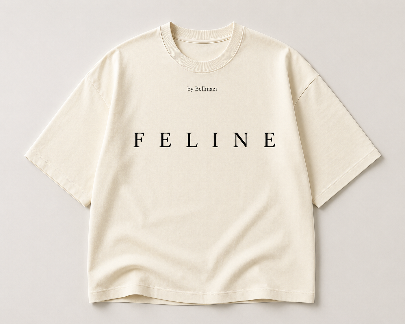 FELINE™ Embroidered Signature T-Shirt | Bellmazi