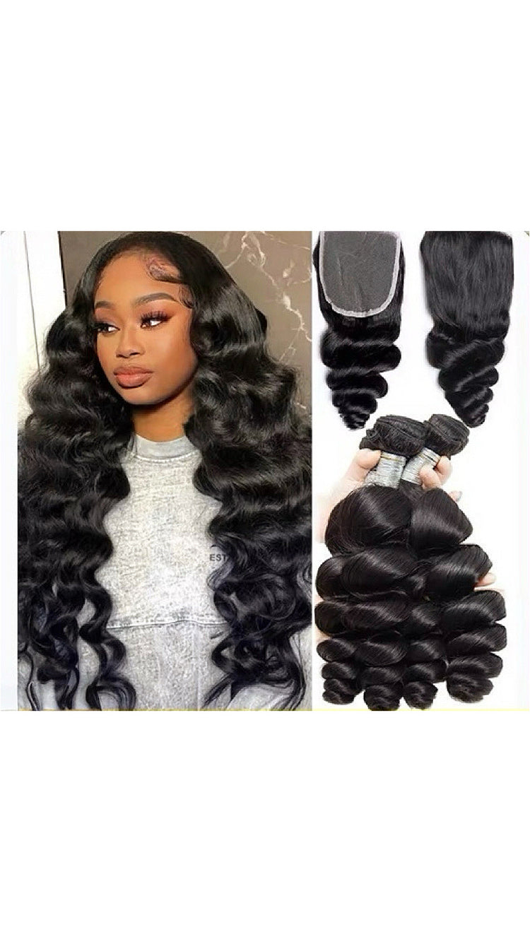 LOOSE CURLY HUMAN HAIR
