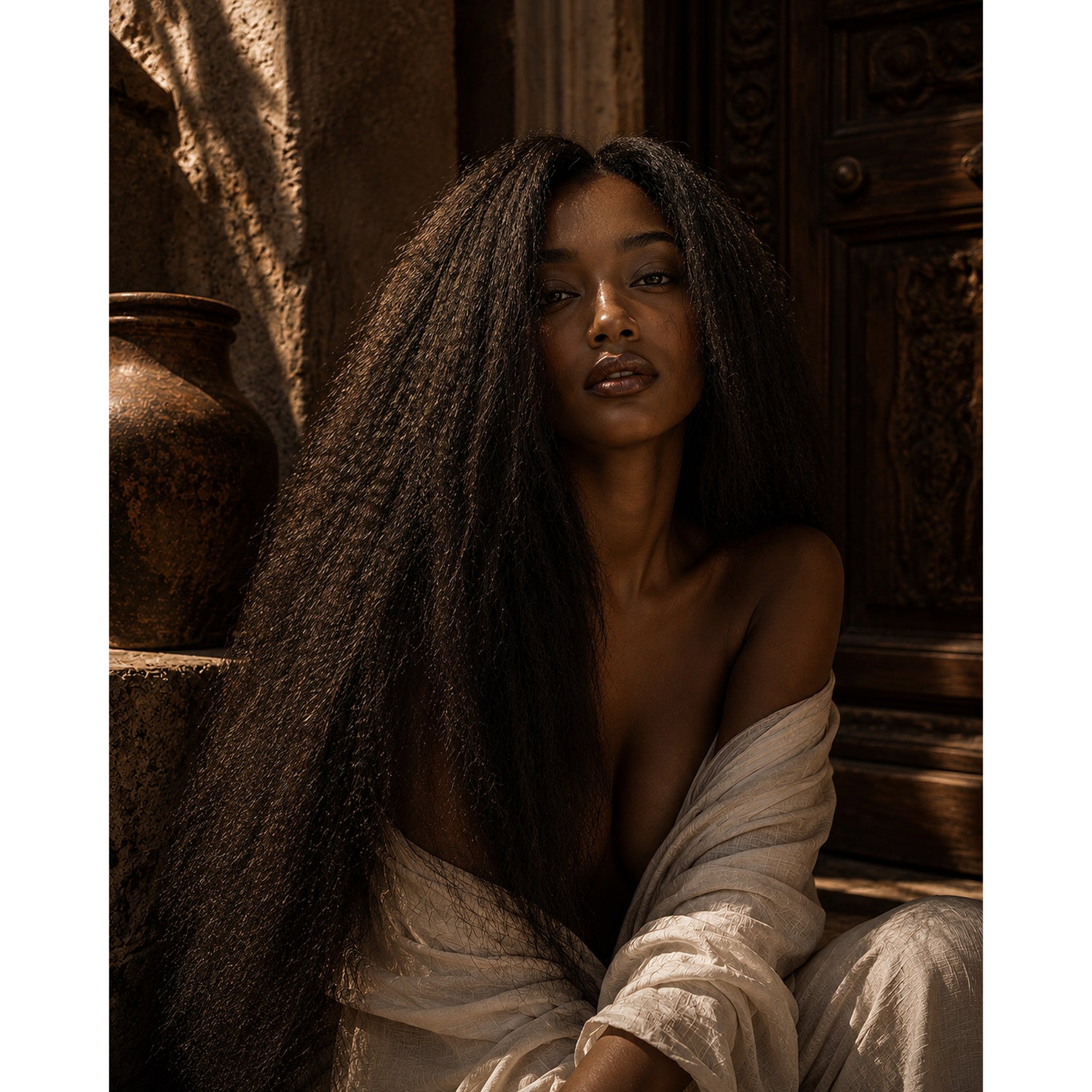 KINKY STRAIGHT HUMAN HAIR
