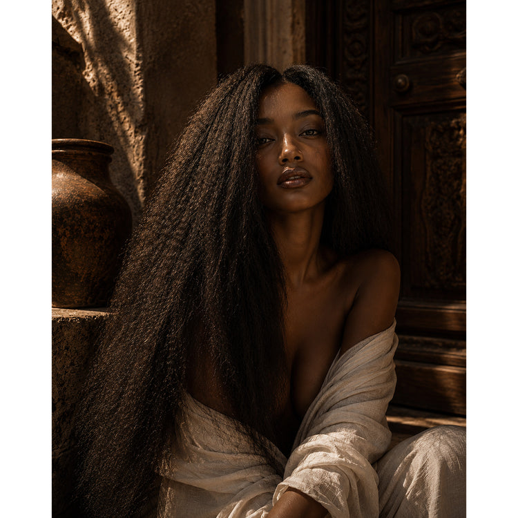 KINKY STRAIGHT HUMAN HAIR