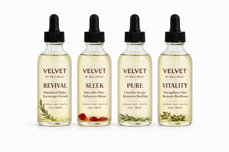 VELVET BY BELLMAZI™ - BOTANICAL HAIR & SCALP OILS