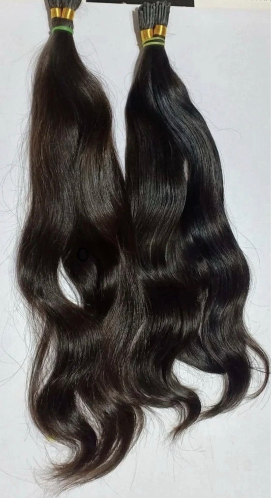 Rᴀᴡ Natural Indian Mɪᴄʀᴏ-Lɪɴᴋ Hᴀɪʀ Exᴛᴇɴsɪᴏɴs