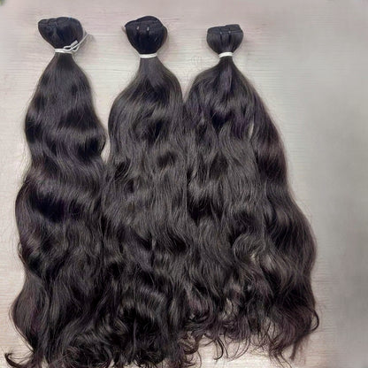 LUXE RAW Nᴀᴛᴜʀᴀʟ Wᴀᴠʏ Cᴀᴍʙᴏᴅɪᴀɴ Hᴀɪʀ Bᴜɴᴅʟᴇs