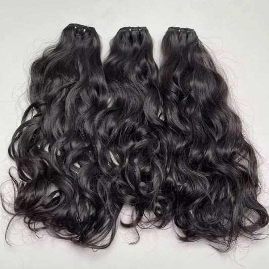 LUXE RAW Vɪᴇᴛɴᴀᴍᴇsᴇ Nᴀᴛᴜʀᴀʟ Wᴀᴠᴇ Hᴀɪʀ Bᴜɴᴅʟᴇs