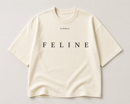 FELINE™ Embroidered Signature T-Shirt | Bellmazi