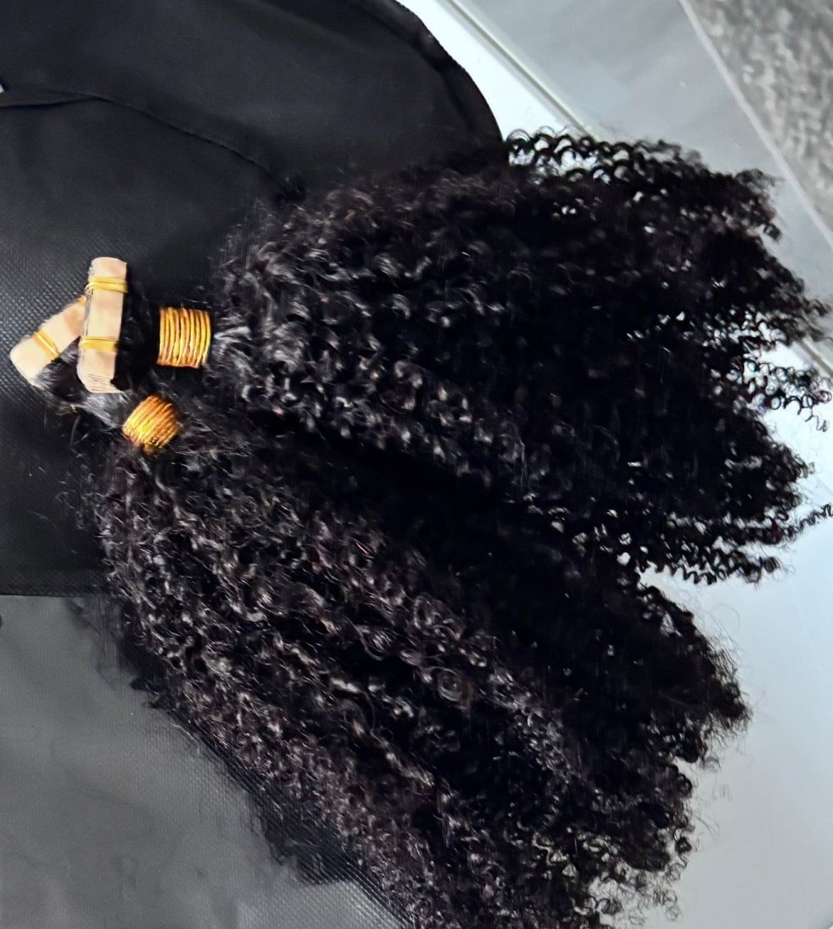 Tᴀᴘᴇ-ⵊɴ Extensions- Virgin Kinky