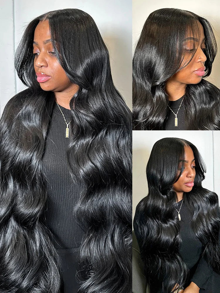 Bellmazi 30 40 Inch Body Wave 13x6 HD Lace Front Wigs Human Hair Water Wave 13x4 Transparent Lace Frontal Wig Brazilian For Women