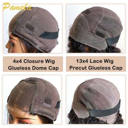 Wᴇᴀʀ & Gᴏ Gʟᴜᴇʟᴇss 250% Dᴇɴsɪᴛʏ HD Uɴᴘʀᴏᴄᴇssᴇᴅ Bʀᴀᴢɪʟɪᴀɴ Lᴀᴄᴇ Fʀᴏɴᴛ Hᴜᴍᴀɴ Hᴀɪʀ Oᴍʙʀᴇ Wɪɢ