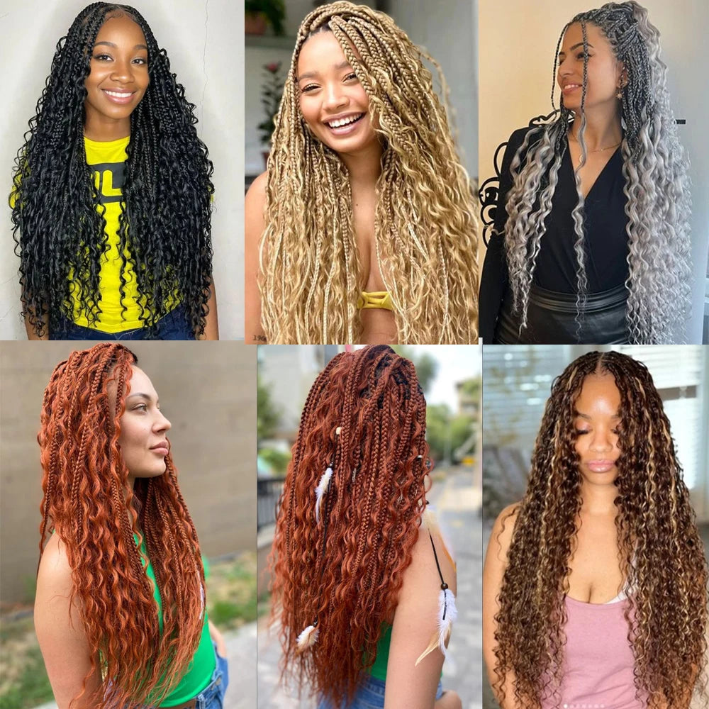 Human Braiding Hair Deep Wave Human Hair Curly Hair Wig Boho Braids 100g Deep Wave Human Hair